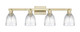 Innovations - 716-4W-AB-G442 - Four Light Bath Vanity - Arcadia - Antique Brass