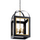 Vath Four Light Foyer Pendant (52029BKNBR)