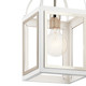 Vath One Light Pendant in White (12-52030WH)