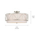 Birkleigh Four Light Semi Flush Mount (52076SN)