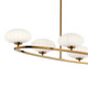 Pim Six Light Chandelier (52224FXG)