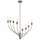 Hatton Eight Light Chandelier (52255CLP)