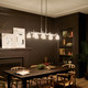Aivian Eight Light Linear Chandelier (52400NI)