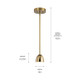 Baland LED Mini Pendant (52419BNBLED)