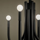 Odensa Eight Light Chandelier in Black (12-52553BK)