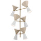 Phix 12 Light Foyer Chandelier in Champagne Bronze (12-52568CPZGRG)