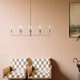 Alvaro Eight Light Linear Chandelier (52693PN)