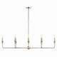 Alvaro Eight Light Linear Chandelier (52693PN)