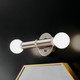 Torche Two Light Wall Sconce in Polished Nickel (12-55159PN)