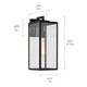 Branner One Light Outdoor Wall Mount (59112BKT)