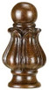 Cal Lighting - FA-5015A - Resin Finial - Finials - Light Brown