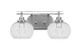 Toltec Lighting - 2612-BN-202 - Two Light Bathroom Lighting - Odyssey - Brushed Nickel