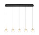 Lib & Co. - 10217-02 - LED Chandelier - Manarola - Matte Black