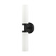 Aero Two Light Vanity in Black (107-10104-04)