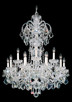 Schonbek - 6814-40H - 15 Light Chandelier - Olde World - Polished Silver