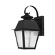 Mansfield One Light Outdoor Wall Lantern in Black (107-2162-04)