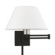 Swing Arm Wall Lamps One Light Swing Arm Wall Lamp (40039-04)