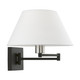 Swing Arm Wall Lamps One Light Swing Arm Wall Lamp (40039-04)