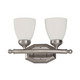 Trans Globe Imports - 2512 BN - Two Light Vanity Bar - Ashlea - Brushed Nickel