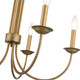 Estate Five Light Chandelier in Antique Gold Leaf (107-42685-48)