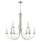 Livex Lighting - 42687-91 - Nine Light Chandelier - Estate - Brushed Nickel