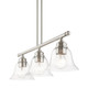 Moreland Three Light Linear Chandelier (46487-91)