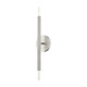Monaco Two Light Wall Sconce in Brushed Nickel (107-46981-91)