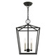 Devone Three Light Convertible Semi Flush/Lantern (49433-04)