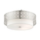 Calinda Four Light Semi Flush Mount in Brushed Nickel (107-49864-91)