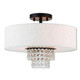 Livex Lighting - 51096-92 - Three Light Ceiling Mount - Carlisle - English Bronze