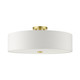 Meridian Five Light Semi Flush Mount (52142-12)
