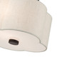 Solstice Two Light Semi Flush Mount (58061-92)