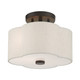 Solstice Two Light Semi Flush Mount (58061-92)