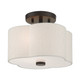 Solstice Two Light Semi Flush Mount (58061-92)