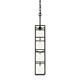 Varaluz - 325F04CBHG - Four Light Foyer Pendant - Plaza - Carbon/Havana Gold