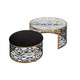 Kato Coffee Table and Ottoman (348TC32NHGCB)