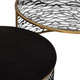 Kato Coffee Table and Ottoman (348TC32NHGCB)