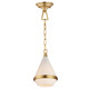 Maxim - 10372WTSBR - One Light Mini Pendant - Giza - Satin Brass