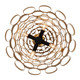 Totally Tubular Four Light Pendant (369P04AGCB)