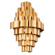 Varaluz - 369W02AGCB - Two Light Wall Sconce - Totally Tubular - Antique Gold/Carbon Black