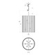Suratto Six Light Foyer Pendant (387F06MBH)