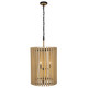 Suratto Six Light Foyer Pendant (387F06MBH)