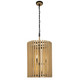 Suratto Six Light Foyer Pendant (387F06MBH)