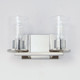 Sleek Two Light Bath Vanity in Satin Nickel (16-11842CDSN)