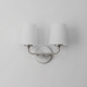 Bristol Two Light Wall Sconce in Satin Nickel (16-12092SWSN)
