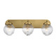 Maxim - 15193CRSBR - Three Light Bath Vanity - Kasbah - Satin Brass