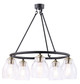 Minka-Lavery - 2435-878 - Five Light Chandelier - Winsley - Coal w/Stained Brass