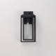 Cabana One Light Outdoor Wall Sconce in Black (16-3033CDBK)