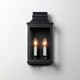 Savannah VX Two Light Outdoor Wall Sconce in Black Oxide (16-40914CLBO)