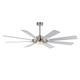 Maxim - 88878WTSN - 72Ceiling Fan - Helm - Satin Nickel